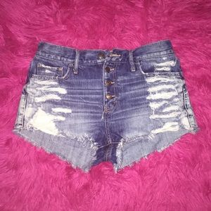 Abercrombie & Fitch high wasted shorts